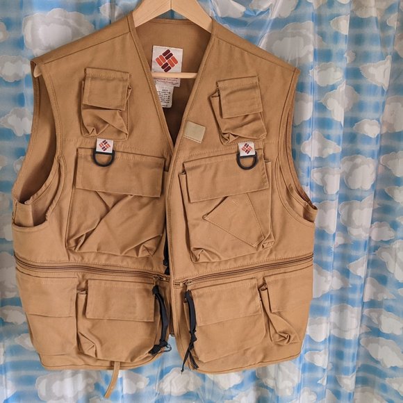 Vintage Columbia Sportswear Fly Fishing Jacket Medium - Picture 2 of 6